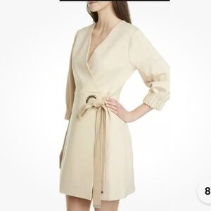 Tibi Faux Wrap Tie Mini Dress size 2
